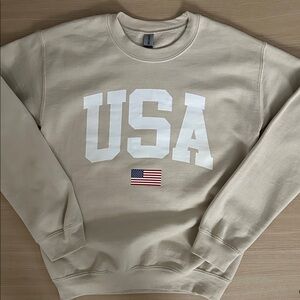 US Flag Patriotic Sweatshirt Small